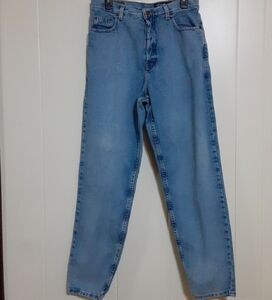 Eddie Bauer womens sz 12 vintage 90s high rise mom jeans button fly 100% cotton